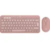 Logitech Ensemble Pebble 2 - Clavier et souris sans fil en Tons De Ros...