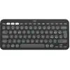 Clavier - LOGITECH - Pebble Keys 2 K380s - Graphite - Sans fil - QWERTY
