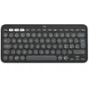 Logitech Pebble Keys 2 K380s - QWERTY Pan Nordic Layout, Graphite