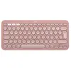 Logitech Clavier sans fil Pebble Keys 2 K380s Espagnol Qwerty Rose TU