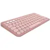 LOGITECH Pebble Keys 2 K380s clavier sans fil Bluetooth multidispositif - Rose