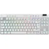 Logitech G PRO X TKL - Clavier - backlit - sans fil - Bluetooth, 2.4 GHz - QWERTY - Nordique (Danois/Finnois/Norvégie - commutateur : Tactile - blanc