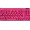 Logitech G Clavier gaming sans fil PRO X TKL en Magenta
