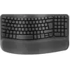 Logitech Wave Keys for Business - Clavier ergonomique en Graphite