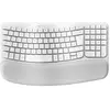 Logitech Wave Keys for Mac - Clavier ergonomique en Blanc Cassé