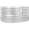 Logitech Wave Keys for Mac - Clavier ergonomique en Blanc Cassé