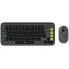 Logitech Ensemble clavier et souris POP Icon en Graphite Et Vert