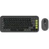 Logitech Ensemble clavier et souris POP Icon en Graphite Et Vert