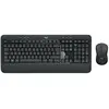 Logitech MK540 Combo Clavier et Souris Sans Fil, Clavier QWERTY Italien - Noir