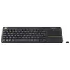 Logitech Clavier avec pavé tactile K400 Plus pour PC à connexion TV en Noir