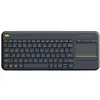 Logitech Clavier avec pavé tactile K400 Plus pour PC à connexion TV en Noir