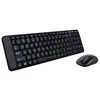 Ensemble Clavier Souris - Sans fil - Logitech - MK220 - AZERTY - Noir