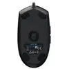 Logitech G102 Prodigy, Droitier, Optique, USB, 8000 DPI, 85 g, Noir