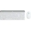 Logitech Ensemble clavier et souris sans fil ultra-fin MK470 en Off-White