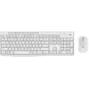 Logitech Ensemble clavier et souris silencieux sans fil MK295 en Blanc Cassé
