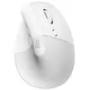 Logitech Souris ergonomique verticale Lift for Business en Blanc Cassé