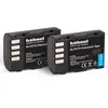 Hahnel Fototechnik HL-PLF19, 2er Batterie pour appareil photo Remplace laccu dorigine DMW-BLF19, DMW-BLF19E, DMW-BLF19PP 7.2 V 1970 mAh