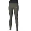 Mizuno Multi Pocket Collant de course Femmes - vert olive, Taille M