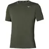 Mizuno Impulse Core Maillot de course Hommes - vert foncé, Taille S