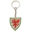 FA Wales Crest Keyring One Size blanc/rouge