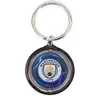 Manchester City FC UCL Crest Spinner Keyring One Size