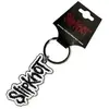 Slipknot Bordered Logo Keyring One Size noir/blanc