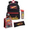 Hot Wheels - Ensemble Sac à dos (Noir / Rouge) TU