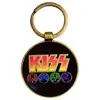 Kiss Army / Logo & Icons Double Sided Keyring One Size noir