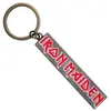 Iron Maiden - Porte-clés - Taille unique (Gris / Rouge) TU