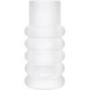 Tom Dixon - Vase Press - Blanc - Verre pressé - Designer Tom Dixon