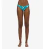 Superdry Bas de bikini raffiné pour femme avec imprimé, Bleu Bali, marbré, M