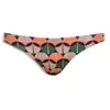 Culotte de bikini Superdry Printed Classic gris rose vert femme - XS