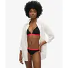 Haut de bikini Superdry Triangle Elastic noir rose femme - XS