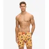 Maillot de bain Superdry Hawaiian Print 17 pouces jaune bleu rouge - S