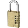 Cadenas Smith & Locke à combinaison, à anse fermée, en laiton 40mm