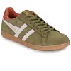 Gola - Equipe II Suede - Baskets taille 8, vert olive/brun