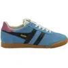 Gola Elan Chaussures Femme - Baskets Suédé En Bleu Noir - 37