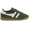 Gola Tênis Gola Tornado Femme - Cuir & Textile, Vert Off Blanc - 42