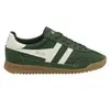 Gola Tênis Gola Tornado Femme - Cuir & Textile, Vert Off Blanc - 38