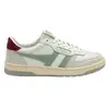 Gola Chaussures Femme Hawk - Baskets En Cuir Blanc Et Vert - 39
