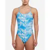Nike Swim Maillot De Bain Cutout Hydrastrong Multi Print