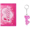Dessins Animés  Barbie Logo Touch Fastening Wallet One Size rose