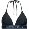 Superdry Femme Haut de Bikini Triangle Logo Navy Taille: 38