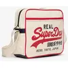 Sac femme Superdry Retro Alumni Messenger Blanc TU W9110431A-34C