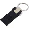 Manchester City FC Crest Leather Keyring One Size noir/argenté