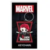 Black Widow Character PVC Keyring One Size noir/rouge