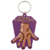 Wednesday Give Me A Hand Thing Keyring One Size violet/marron