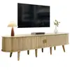 Meuble tv bois clair 175 cm mdf meuble tv bois clair