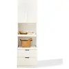 MERAX Buffet de cuisine 59,5cm en mdf avec 2 portes,2 tiroirs,2 niches...