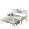 MERAX BM Lit adulte 140x190cm en velours, désign chesterfield, lit double capitonné en velours, tête de lit réglable, sans matelas, beige